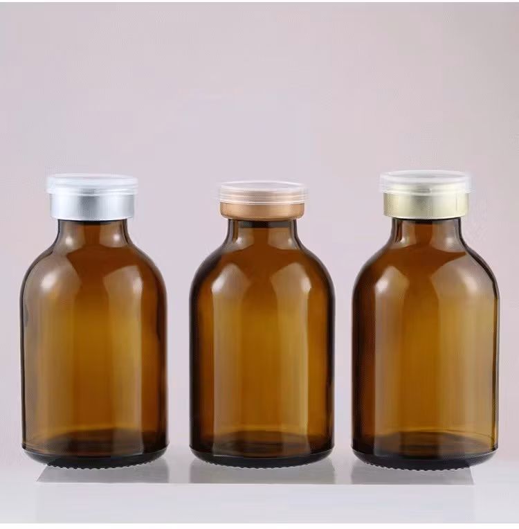 Dược phẩm 50ml trong chai thủy tinh có nắp, có sẵn 10ml, 20ml, 30ml, 100ml hình ảnh 25-description