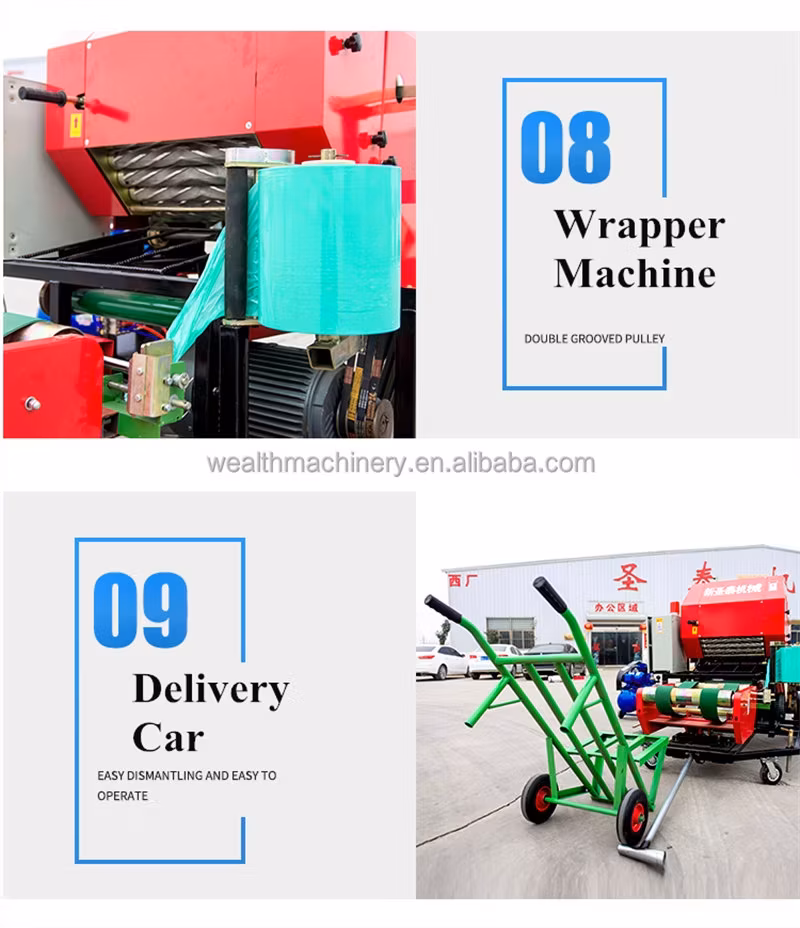 Máy Baler Tròn sử dụng nhiên liệu Diesel: Giải pháp bó cỏ và quấn bán hiệu quả hình ảnh 25-description