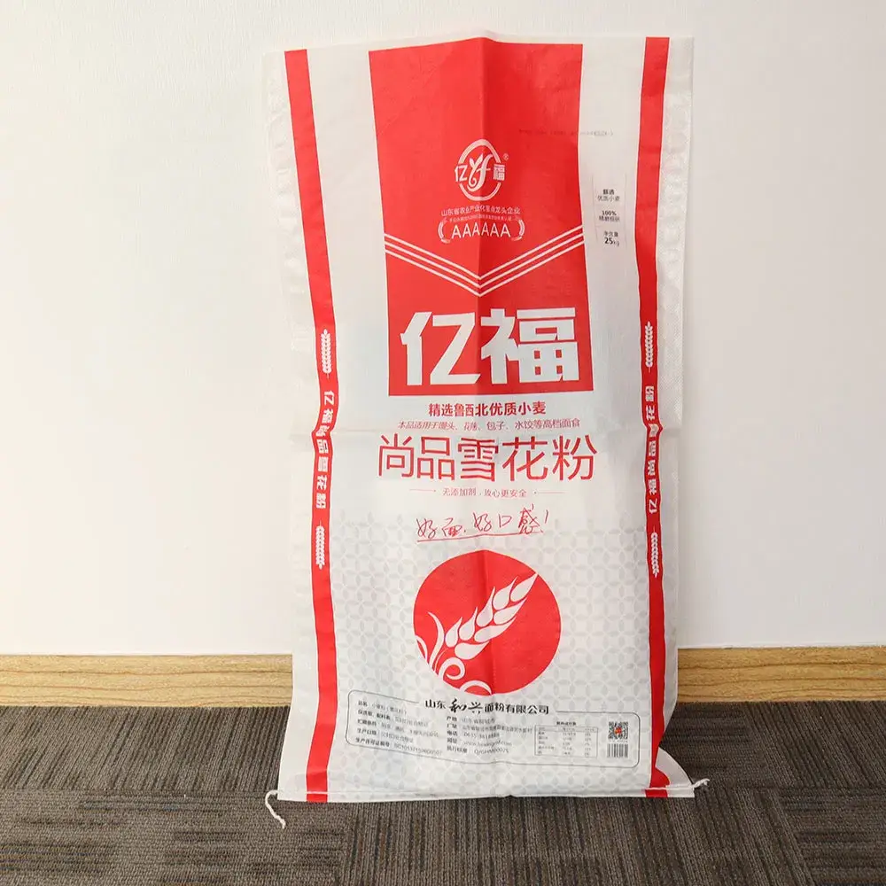 Túi bao bì nhựa dệt PP chất lượng cao, dung tích 25kg và 50kg