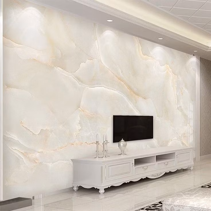 Tấm ốp tường trang trí chất lượng cao từ nhựa PVC/UV giả đá cẩm thạch dùng trong xây dựng hình ảnh 26-description