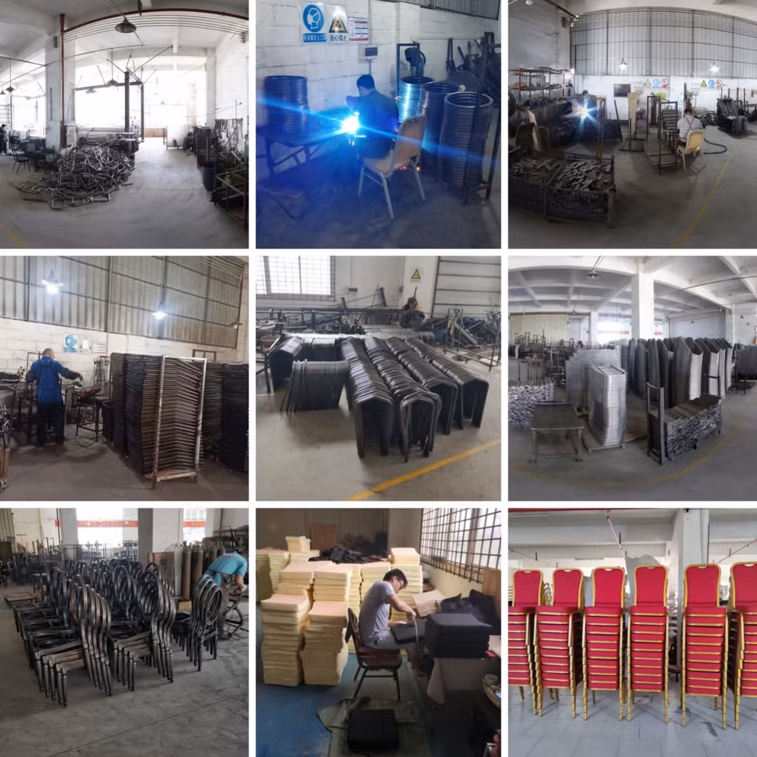 Ghế cưới, tiệc, và khách sạn bằng vàng bạc, thiết kế xếp chồng tiện lợi hình ảnh 27-description