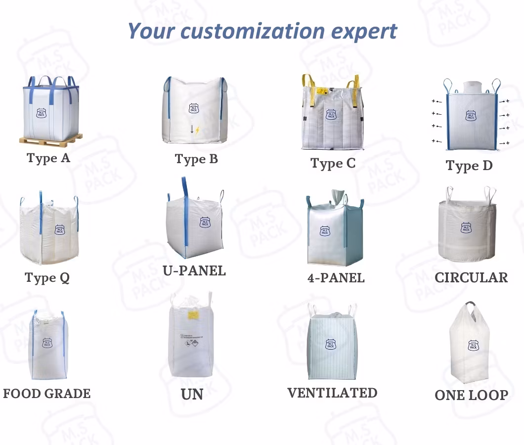 Bao đựng khí metan Jumbo FIBC có tính dẫn điện, đa dạng màu sắc hình ảnh 27-description