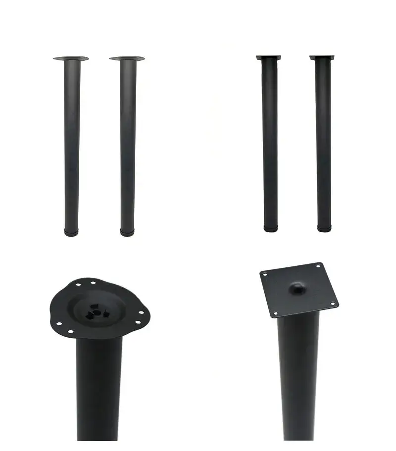 Chân bàn kim loại linh hoạt có thể thay đổi chiều cao 1 inch hình ảnh 15-description