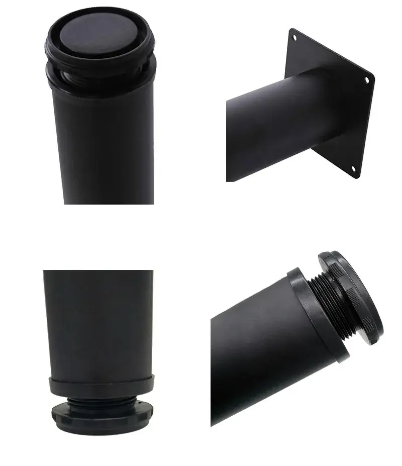 Chân bàn kim loại linh hoạt có thể thay đổi chiều cao 1 inch hình ảnh 14-description