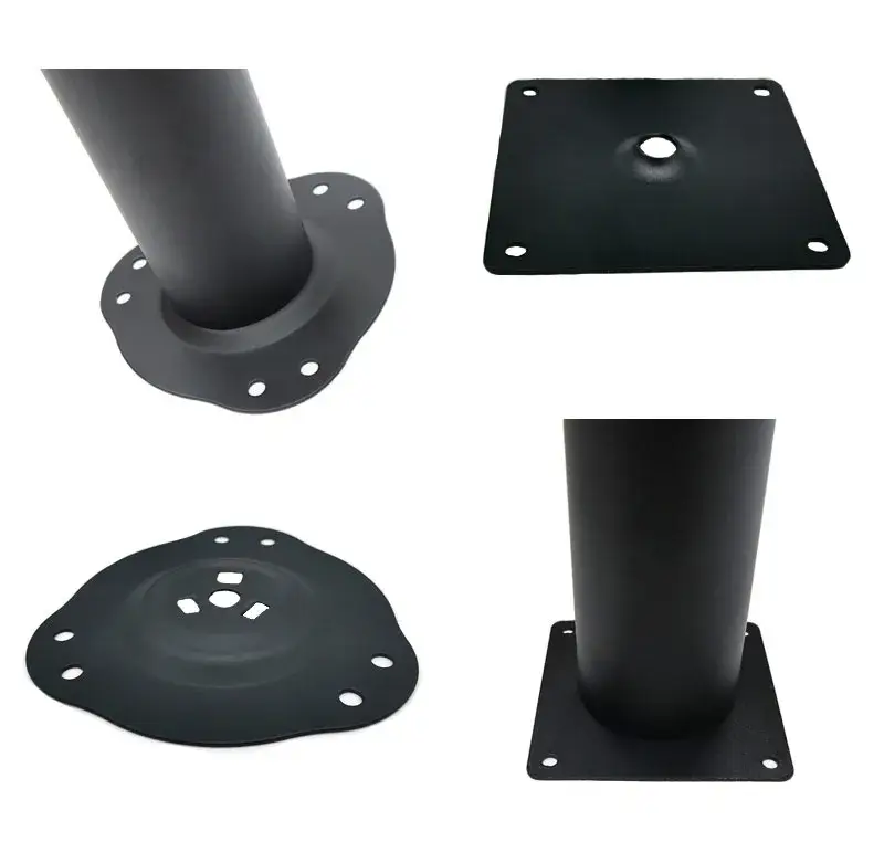 Chân bàn kim loại linh hoạt có thể thay đổi chiều cao 1 inch hình ảnh 16-description