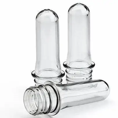 30mm 45mm 55mm Bình Pet Trong Suốt Màu Xanh Dương Có Nắp, Sản Phẩm Cổ Ngắn 28mm