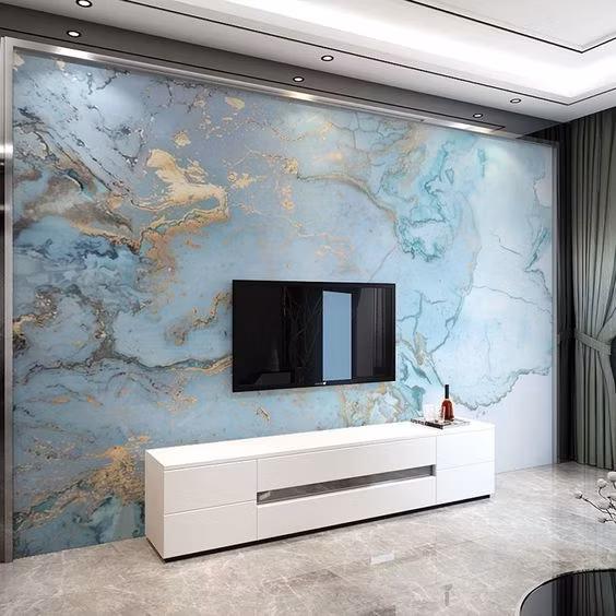 Tấm ốp tường trang trí chất lượng cao từ nhựa PVC/UV giả đá cẩm thạch dùng trong xây dựng hình ảnh 29-description