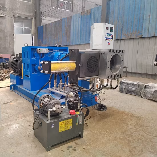 Máy ép cao su 90mm sử dụng công nghệ trục vít lạnh cho dây chuyền sản xuất cao su
