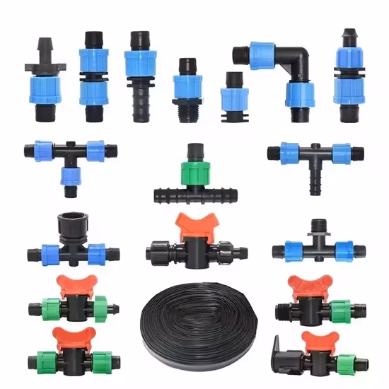 Đầu nối ống nhựa micro tưới nước 90 độ, tiện lợi cho phụ kiện tưới nước ngoài trời