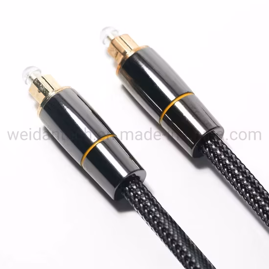 Cáp âm thanh Toslink Cool Design HQ, thời trang với vỏ bọc lưới nylon chất lượng cao