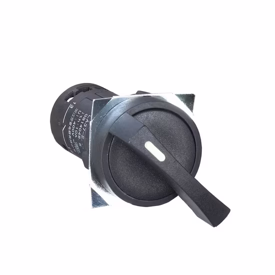 Tay cầm dài 2contact Tự đặt lại cho Công tắc xoay cột Nút công tắc 22mm