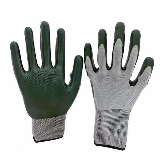 Chỉ còn Limited! Găng tay bảo hộ chống va đập và rung 13G với lớp lót nylon đan, lòng bàn tay phủ nitrile nhám - Đồ bảo hộ công việc cần thiết