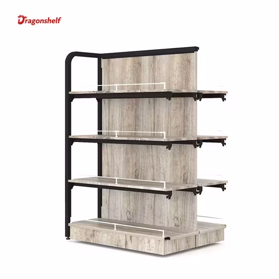 Đỡ trưng bày mỹ phẩm chất lượng cao từ thép và gỗ