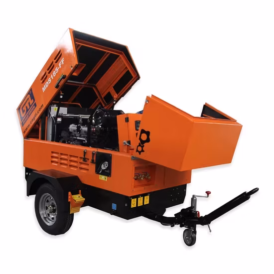 Máy nén diesel di động 185cfm 5m3/Min 7bar - Sự lựa chọn hàng đầu tại Kazakhstan cho động cơ di động