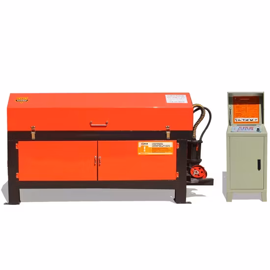 Máy duỗi và cắt thanh thép bằng thủy lực, giúp công việc xây dựng hiệu quả hơn