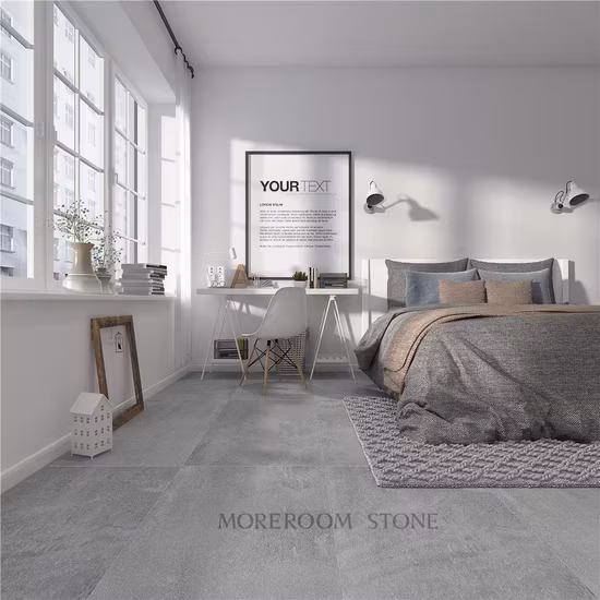 Căn hộ thiết kế đặc biệt với sàn porcelain xi măng xám hiện đại