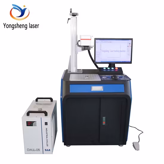 Máy khắc laser UV 355nm sử dụng để khắc trên vật liệu như acrylic, gỗ và kính cho bàn làm việc