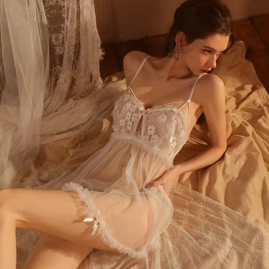Bộ đồ lót dành cho phụ nữ trưởng thành, thiết kế babydoll ngọt ngào và quyến rũ