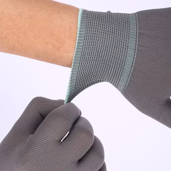 Tận Hưởng Ưu Đãi Mua Sắm Trực Tiếp Từ Nhà Sản Xuất Găng Tay Nylon Mỏng Xám Chống Mài Mòn