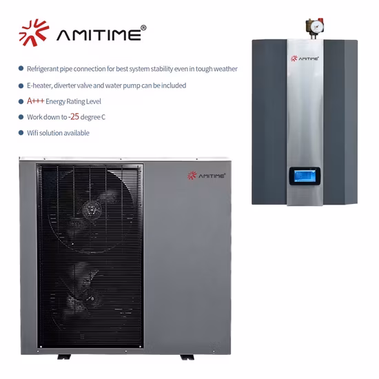 Bơm nhiệt Mitsubishi Amitime với chất lượng ISO9001, đóng gói bằng hộp carton và pallet gỗ