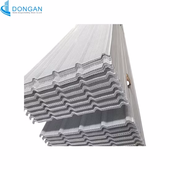 Độ cong tùy chỉnh tấm mái tôn PVC Đongan từ Hắc Long Giang Trung Quốc