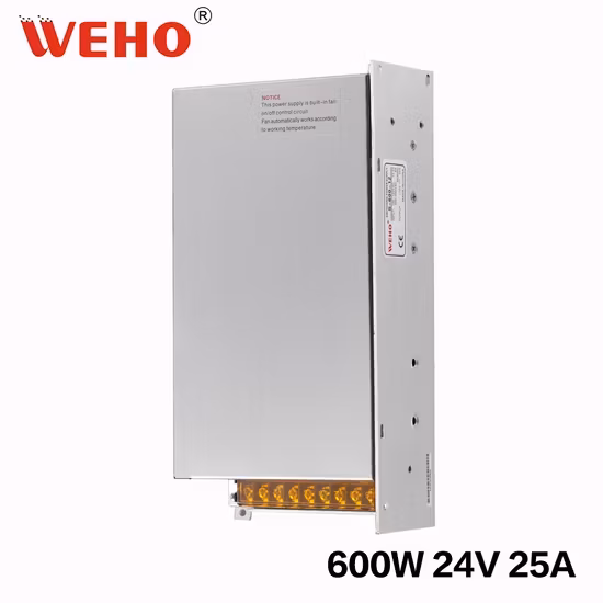Chuyển đổi AC sang DC 110V/220V S-600-24 24V 25A 600W - Nguồn điện chuyển đổi cho CCTV