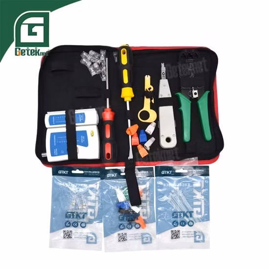 Bộ Dụng Cụ Bấm Cáp Mạng Geteknet cho Cáp Cat5 và Cat6