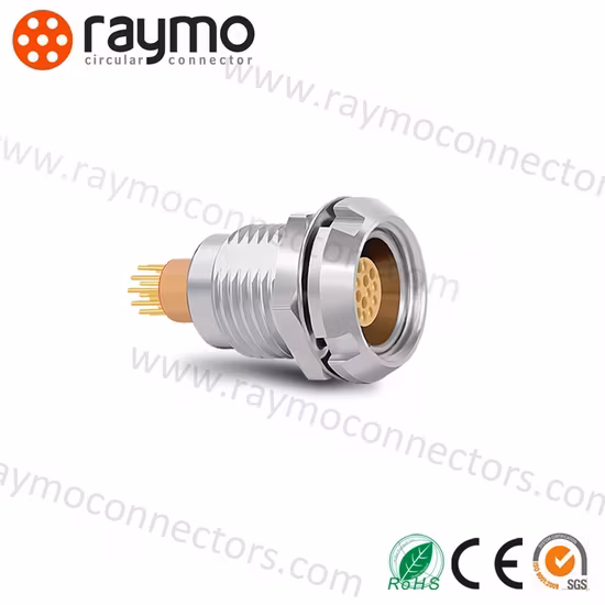 Raymo B Series ECG: Sản phẩm PCB Kết Nối Khuỷu Tay 4 Chân DIN Kết Nối Đẩy Kéo
