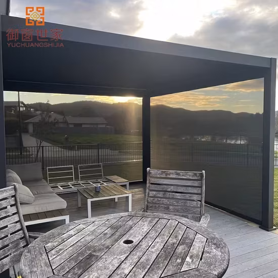 Giàn pergola nhôm chất lượng cao phù hợp cho không gian ngoại thất, lắp đặt mái che xe, nhà gazebo cho biệt thự