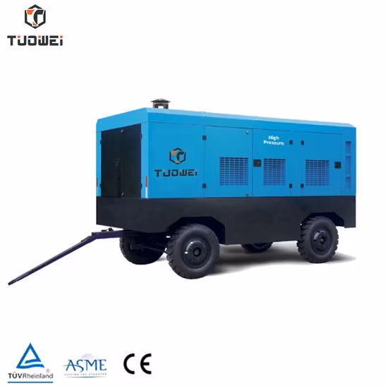 Máy nén khí diesel hạng nặng 353cfm phù hợp cho thiết bị máy xúc