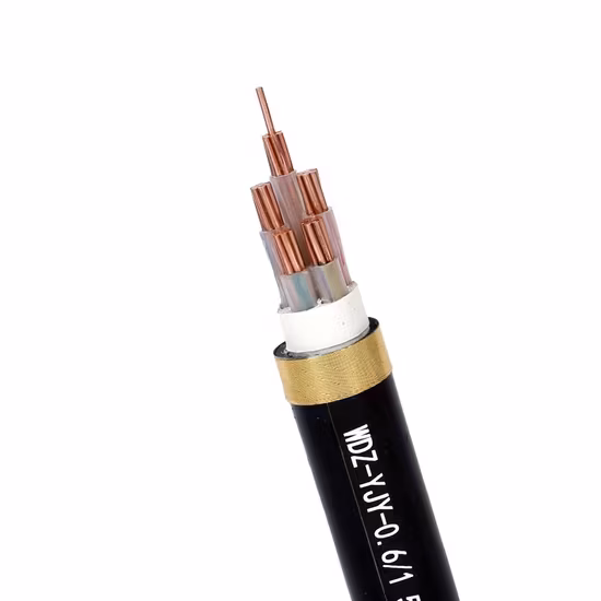 Cáp điện chống cháy XLPE, cách điện bọc PE dẫn điện đồng Yjy/Zr-Yjy/Nh-Yjy LSZH