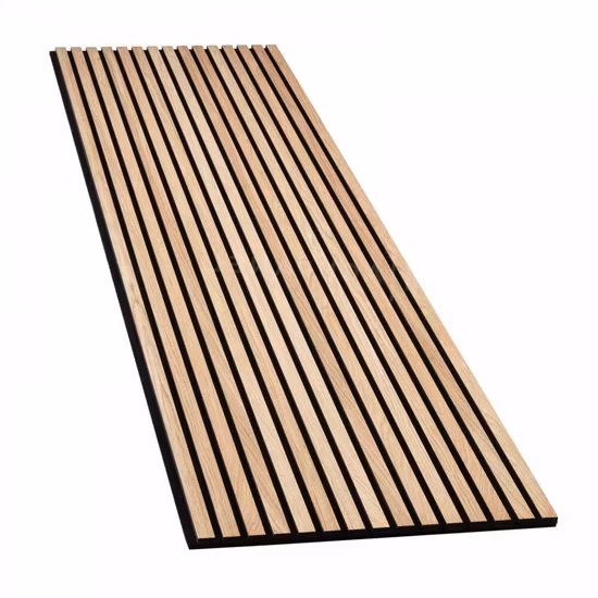 Bảng gỗ slat được chứng nhận CE, giúp cách âm linh hoạt