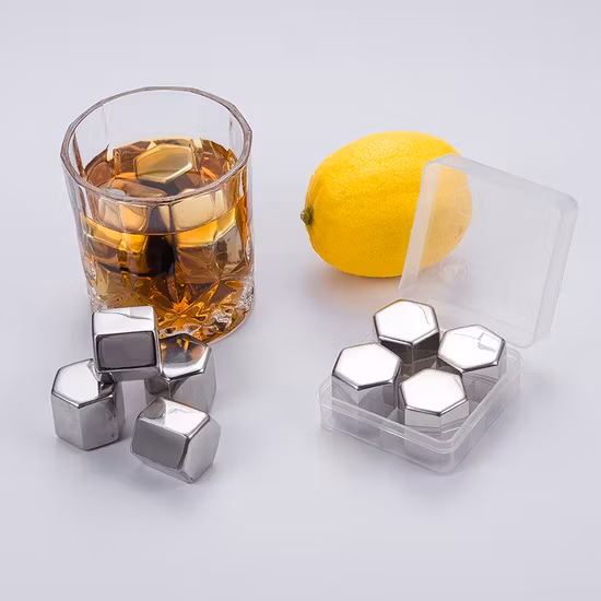 Khối đá lạnh thép không gỉ tùy chỉnh - phụ kiện trang trí quầy bar
