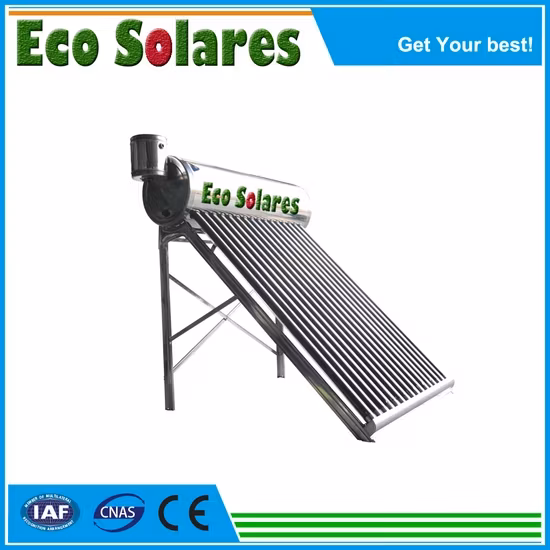 Thùng chứa nước nóng năng lượng mặt trời: Phụ tùng bằng chất liệu không gỉ