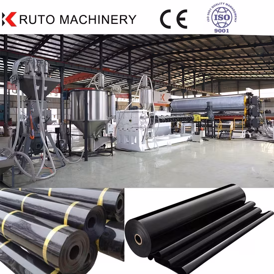 Máy sản xuất tấm và dây chuyền sản xuất màng nhựa HDPE PE chất lượng cao