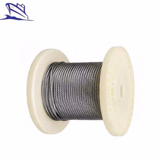 Cáp dây thép mạ kẽm chất lượng tốt phục vụ cho cần cẩu tháp trên tàu
