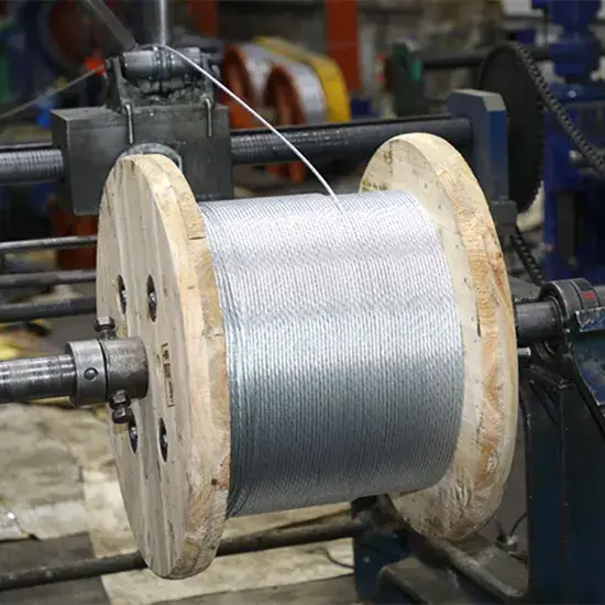 Dây Thép Cáp 7*7 Được Sử Dụng Cho Việc Treo Xây Dựng Nền Tảng với Đường Kính từ 2mm đến 8mm