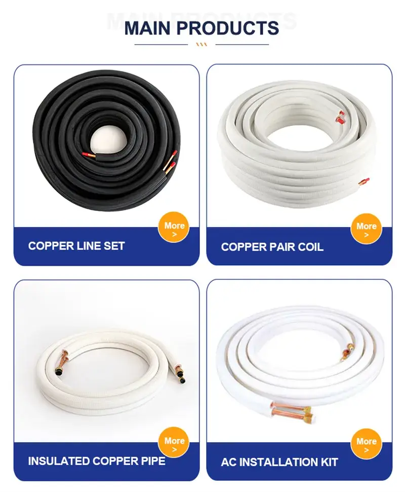 Ống đồng PE trắng: Tùy chọn chiều dài 20m, 30m, 50m ngày 3/8 và 1/4 hình ảnh 20-description
