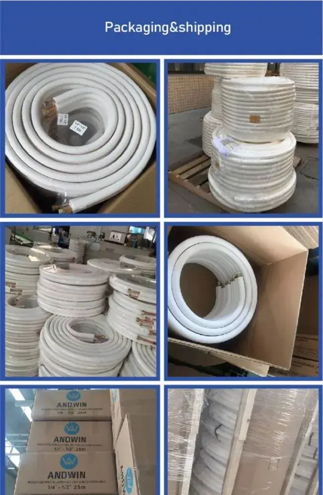 Ống đồng PE trắng: Tùy chọn chiều dài 20m, 30m, 50m ngày 3/8 và 1/4 hình ảnh 17-description