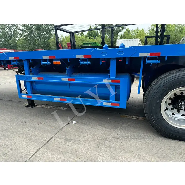 Tải Nặng: Rơ Moóc 40FT Nền Tảng Vận Chuyển Container Phẳng 40T 60T