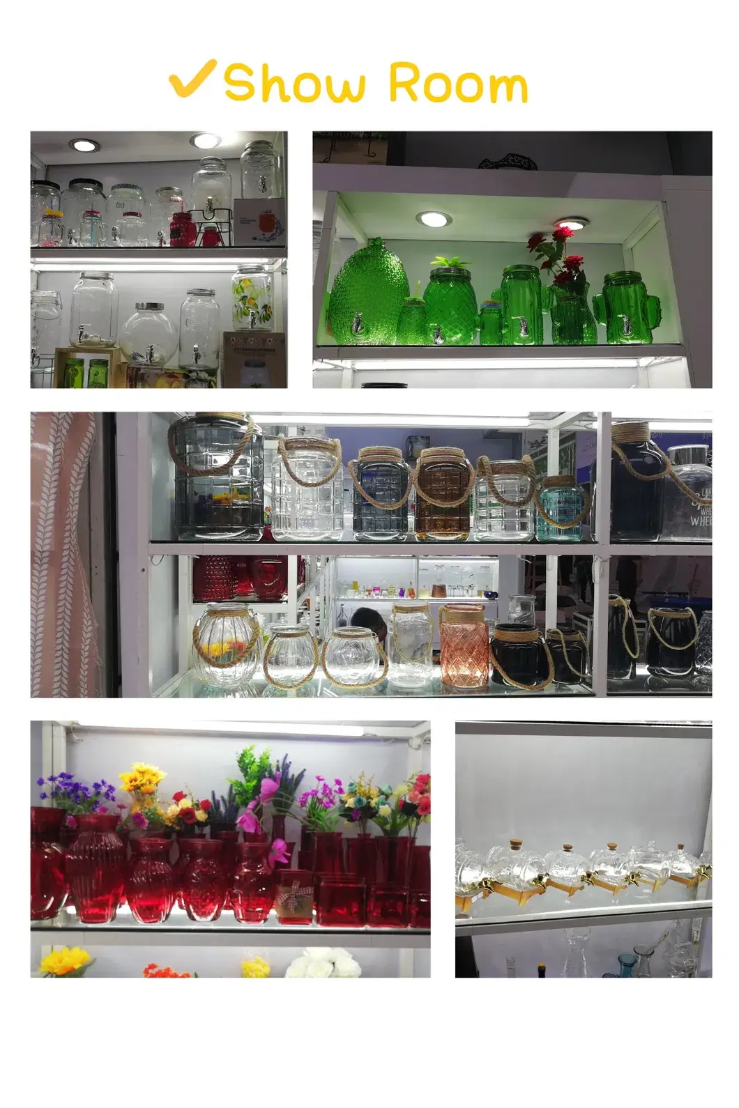 Bộ 3 Bình lưu trữ hạt có thiết kế tròn bằng kính cho không gian gia đình hình ảnh 16-description