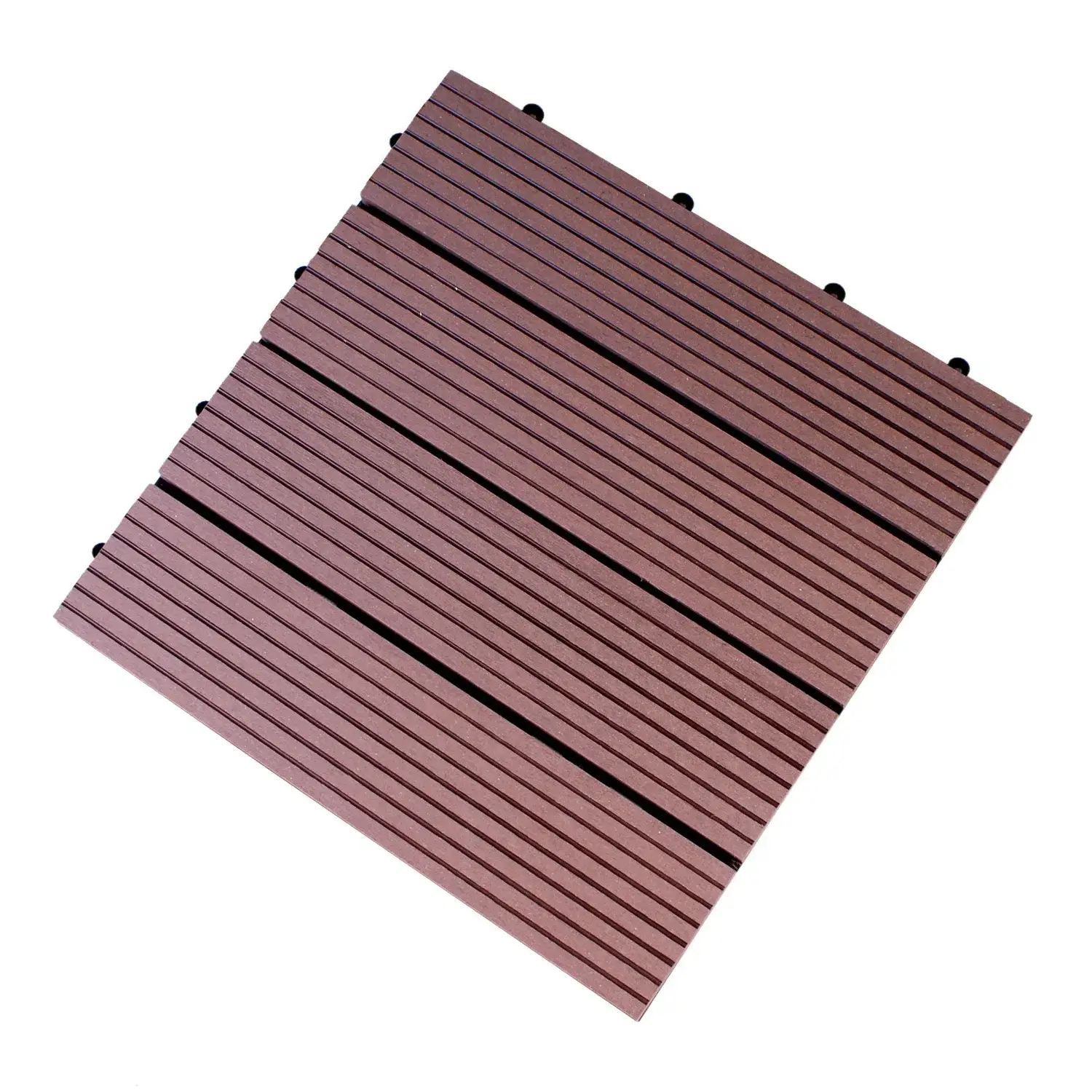 Phân phối gạch lát sàn WPC kích thước 300*300mm dành cho ban công và hiên nhà