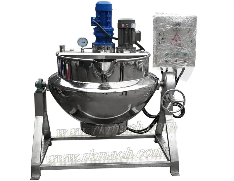 300L Nồi nấu mứt có bộ khuấy gắn trên đỉnh - Thiết bị chế biến mứt chất lượng cao hình ảnh 15-description