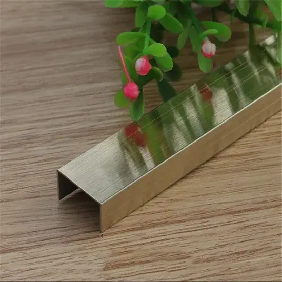 304 và 316 Cuộn PVD: Thương hiệu chất liệu Thép không gỉ U Channel Kim loại Bề mặt và Hồ sơ trang trí