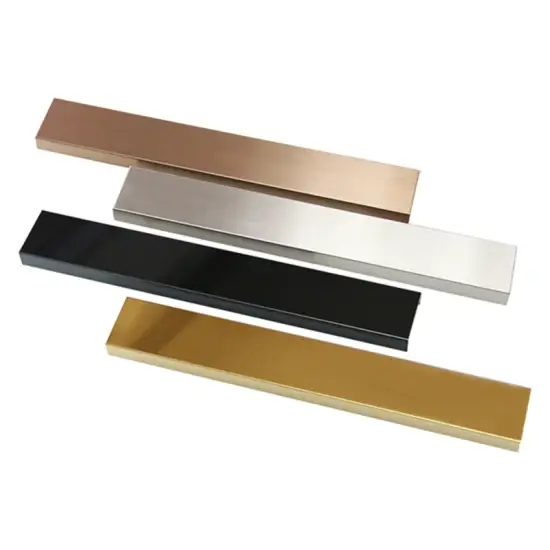 304 và 316 Cuộn PVD: Thương hiệu chất liệu Thép không gỉ U Channel Kim loại Bề mặt và Hồ sơ trang trí