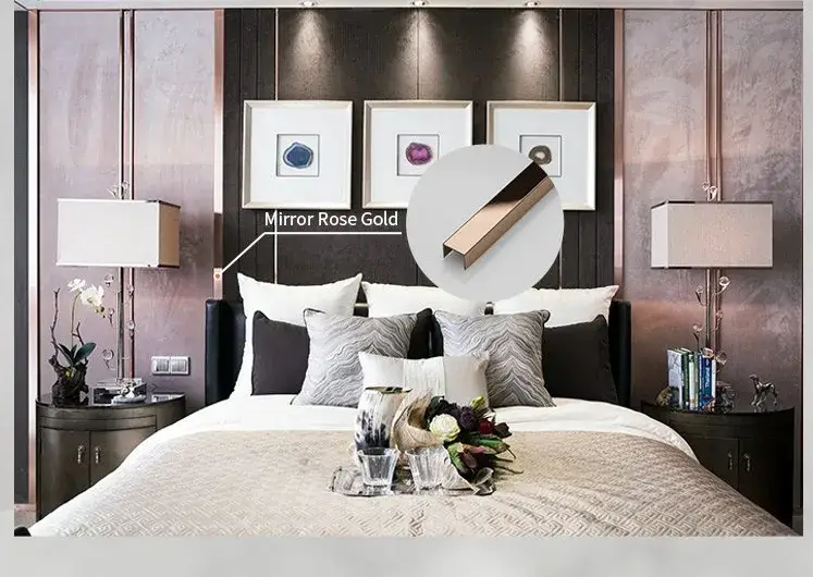 304 và 316 Cuộn PVD: Thương hiệu chất liệu Thép không gỉ U Channel Kim loại Bề mặt và Hồ sơ trang trí hình ảnh 25-description