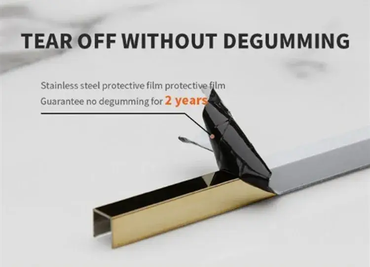 304 và 316 Cuộn PVD: Thương hiệu chất liệu Thép không gỉ U Channel Kim loại Bề mặt và Hồ sơ trang trí hình ảnh 16-description