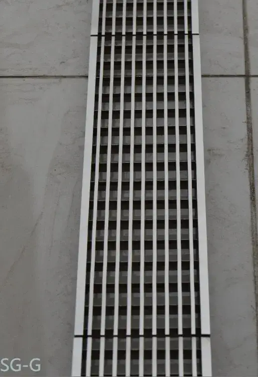 Cống sàn inox 304/316 dành cho phòng tắm và khu vực thoát nước khách sạn, có nắp grating bằng thép không gỉ