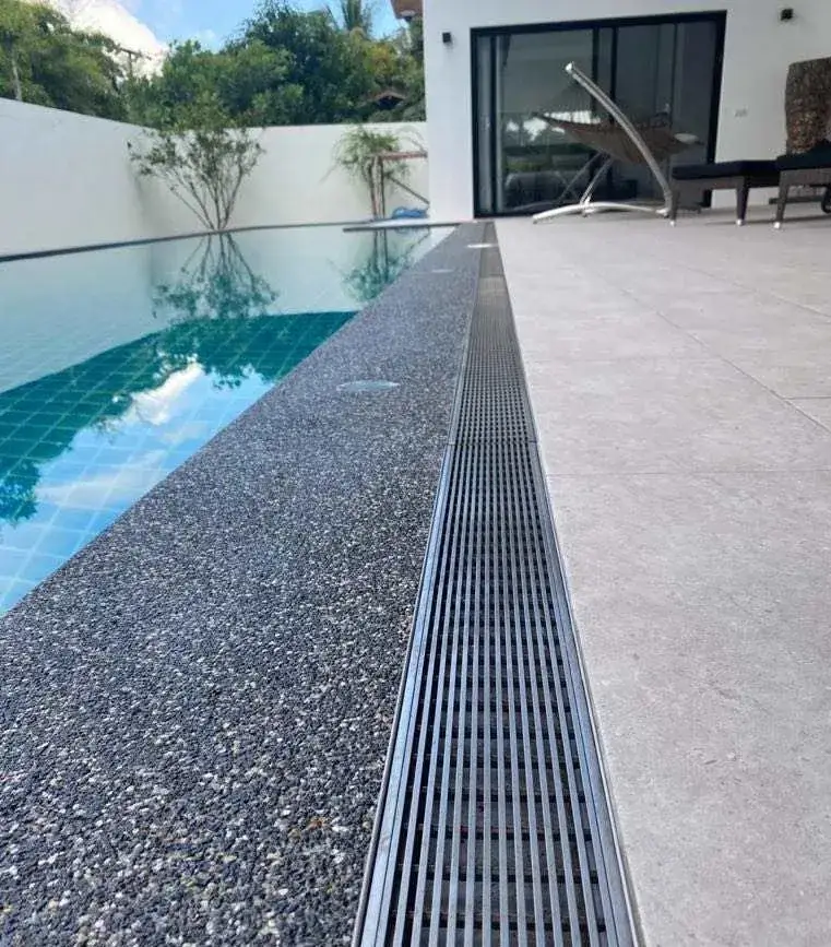Cống sàn inox 304/316 dành cho phòng tắm và khu vực thoát nước khách sạn, có nắp grating bằng thép không gỉ hình ảnh 14-description