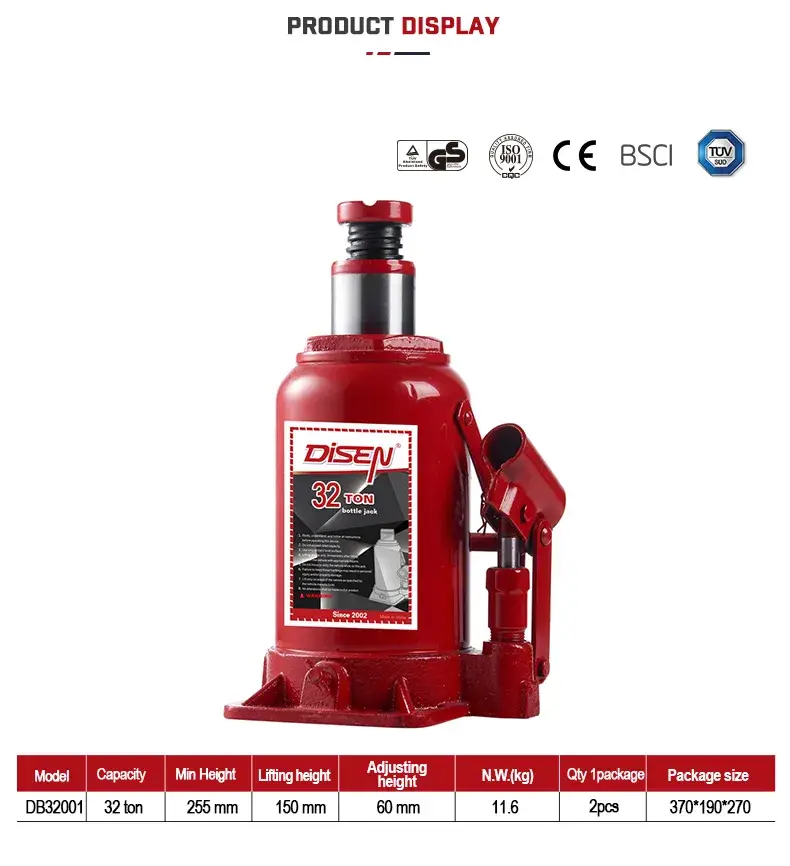 32 Jack thủy lực chất lượng cao, với khả năng nâng 1 tấn hình ảnh 13-description